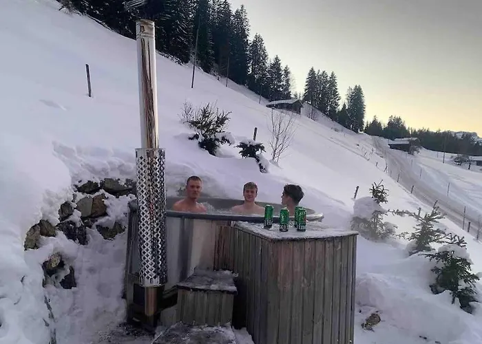 Boutique Panoramic Views Hot Tub Domek alpejski Vers L'Eglise